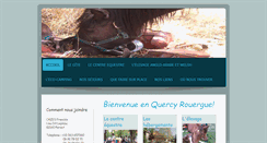 Desktop Screenshot of centrequestre-najac.com